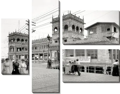 Модульная картина Атлантик сити (Atlantik City) №4