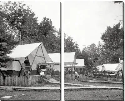 Модульная картина Палатки (Tents)