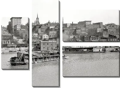 Модульная картина Пароход (Steamer) №15