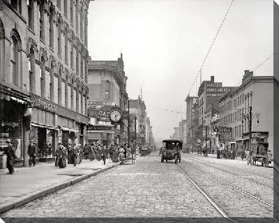 Постер Улица с трамвайными путями (Street with tramway) №2