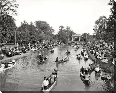 Постер Лодки в парке (Boats in the Park)