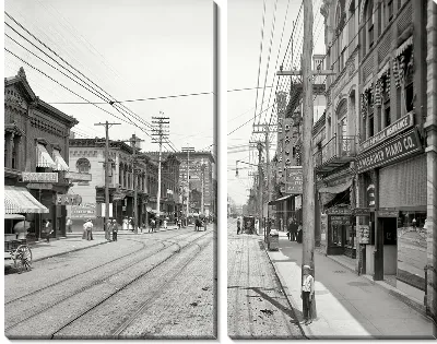 Модульная картина США в начале 20-ого века (U.S. in the early 20th century)