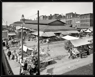 Картина Рынок (market) №3