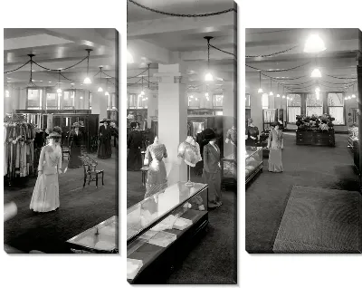 Модульная картина Магазин одежды (Clothing store)