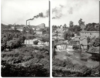 Модульная картина Вид на реку (River view)