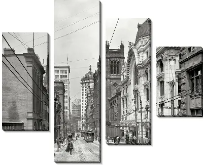 Модульная картина Театр в Питтсбурге (Theatre in Pittsburgh) №2