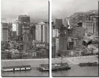 Модульная картина Питтсбург (Pittsburgh) №2