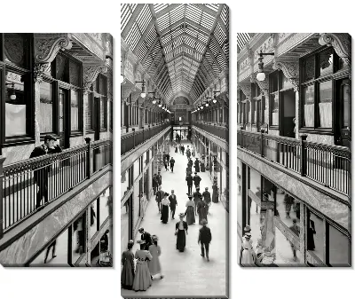 Модульная картина Торговый центр (Shopping center)