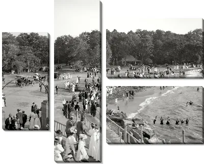 Модульная картина Пляж (Beach) №35