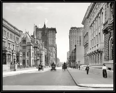 Картина Нью-Йорк 1908 год (New York 1908)