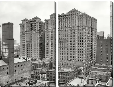 Модульная картина Жилые здания в Нью-Йорке (Residential buildings in New York)