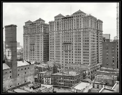Картина Жилые здания в Нью-Йорке (Residential buildings in New York)