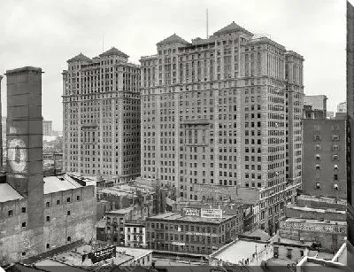 Постер Жилые здания в Нью-Йорке (Residential buildings in New York)