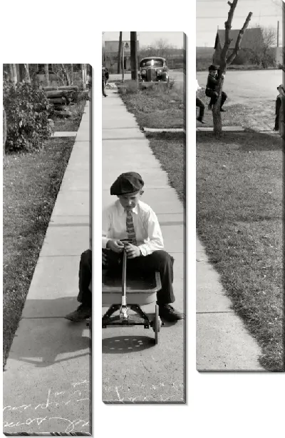 Модульная картина Ребенок играет (A child plays)