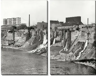 Модульная картина Дамба в Канаде (Dam in Canada)