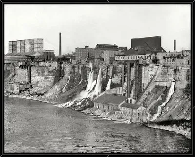 Картина Дамба в Канаде (Dam in Canada)