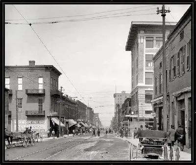 Картина Улица с трамвайными путями (Street with tramway) №9