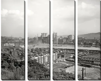 Модульная картина Вид на Питтсбург (Вид на Питтсбург)