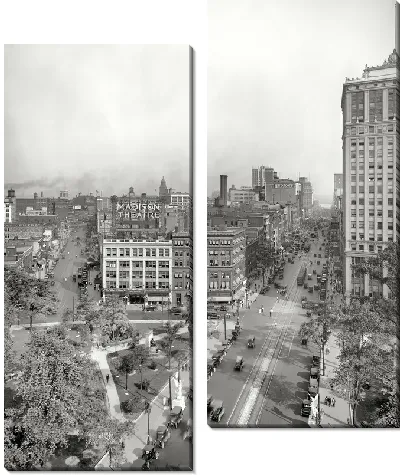 Модульная картина Детройт (Detroit) №5