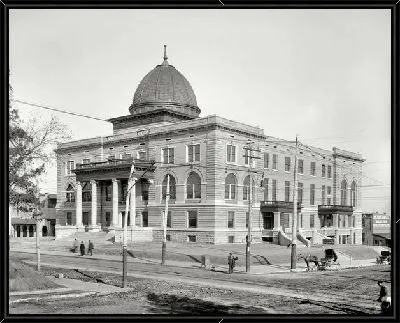 Картина Здание с колоннами (Building with columns)
