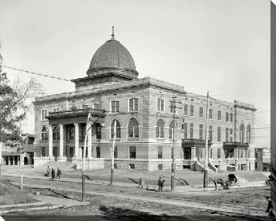 Постер Здание с колоннами (Building with columns)