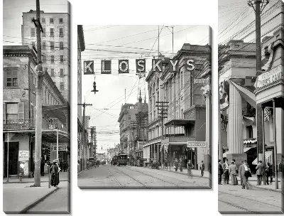 Модульная картина Улица в одном из городов США (Street) №2