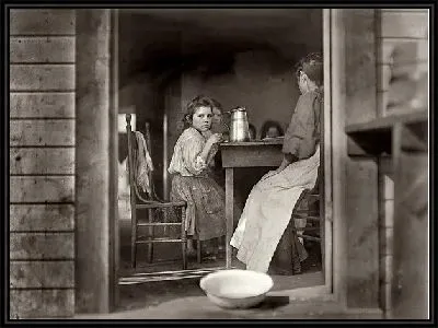 Картина Дети завтракают (Children eat breakfast)