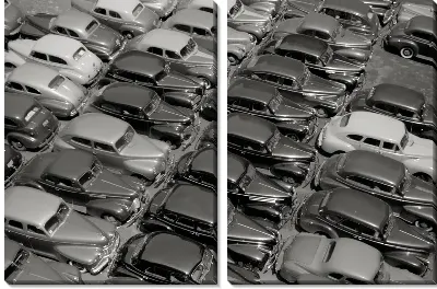 Модульная картина Ретро автомобили (Retro car) №6