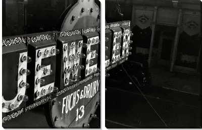 Модульная картина Вывеска ювелирного магазина (Sign jewelry store)