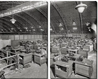 Модульная картина Фабрика (Factory) №4