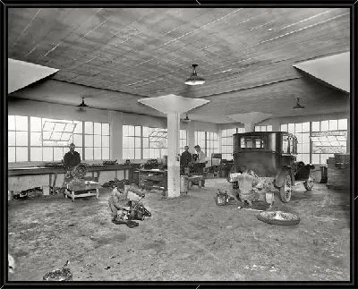 Картина Ремонтная мастерская (Repair shop)