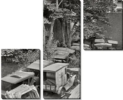 Модульная картина Ретро автомобили (Retro car) №7