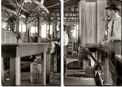 Модульная картина В мастерской (In the studio)