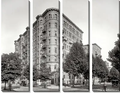 Модульная картина Жилой дом (House) №6