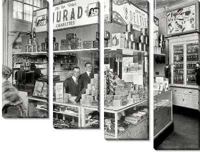 Модульная картина Магазин (Shop) №6