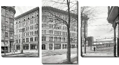 Модульная картина Гражданские здания (Civic buildings) №2