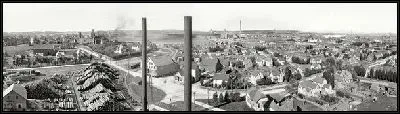 Картина Панорама американского города 20-х годов (Panorama of American 20s)