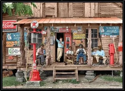 Картина Возле магазина (Near the shop) №2