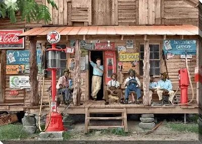 Постер Возле магазина (Near the shop) №2