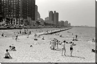 Постер Пляж в Чикаго в июне 1941-ого года (Beach in Chicago in June 1941)