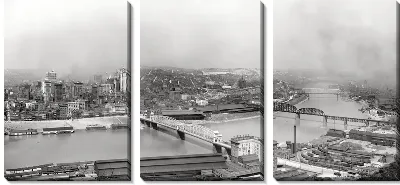 Модульная картина Панорама Питтсбурга (Panorama of Pittsburgh)