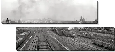 Модульная картина Железная дорога (Railroad) №9