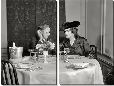 Модульная картина Красивая пара (A Handsome Couple)