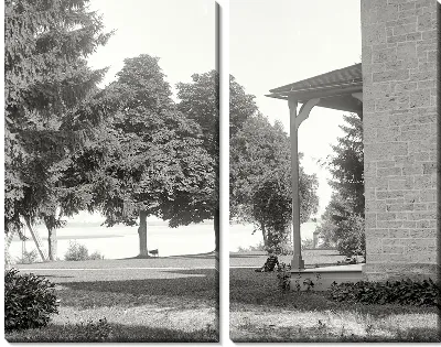 Модульная картина Мальчик и его собака (A Boy and His Dog)