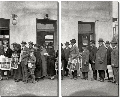 Модульная картина Опрос (Interview)