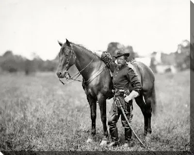 Постер Мужчина рядом с лошадью (The man next to a horse)