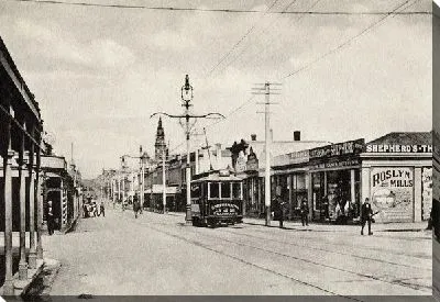 Постер Улица с трамвайными путями (Street with tramway) №10