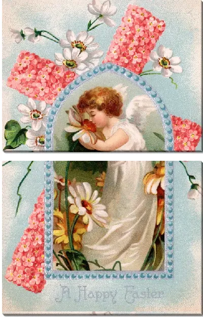 Модульная картина Открытка на пасху (Easter card)