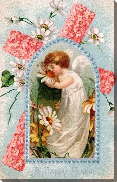 Картина маслом Открытка на пасху (Easter card)