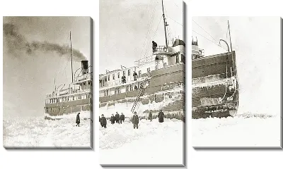 Модульная картина Пароход (Steamer) №16